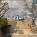 How do you get rid of Black spots on your patio?