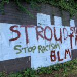 Black Lives Matter Graffiti removal in Stroud