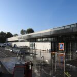 Cladding Cleaning & Window Cleaning at Aldi in Stroud & Cirencester